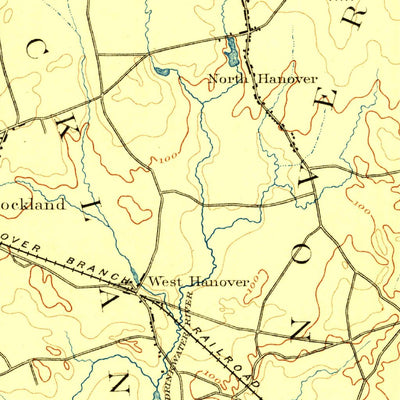 United States Geological Survey Abington, MA (1888, 62500-Scale) digital map