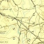 United States Geological Survey Abington, MA (1893, 62500-Scale) digital map
