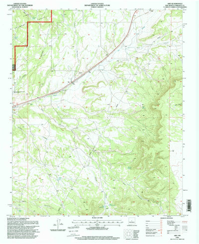 United States Geological Survey Abo, NM (1995, 24000-Scale) digital map