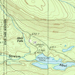 United States Geological Survey Abol Pond, ME (1988, 24000-Scale) digital map