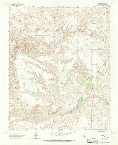 United States Geological Survey Abra, TX (1964, 24000-Scale) digital map