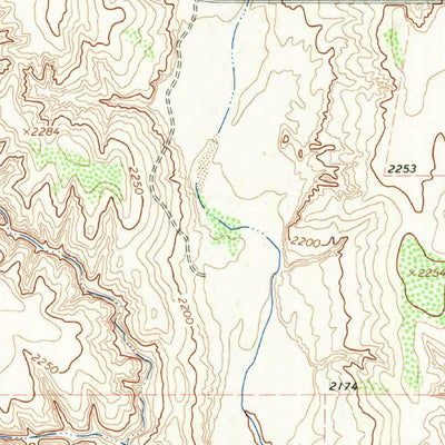 United States Geological Survey Abra, TX (1964, 24000-Scale) digital map