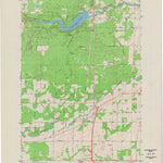 United States Geological Survey Abrams, WI (1974, 24000-Scale) digital map