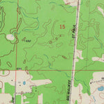 United States Geological Survey Abrams, WI (1974, 24000-Scale) digital map