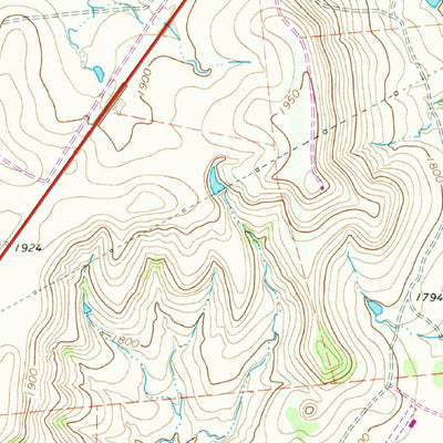 United States Geological Survey Acampo, TX (1965, 24000-Scale) digital map