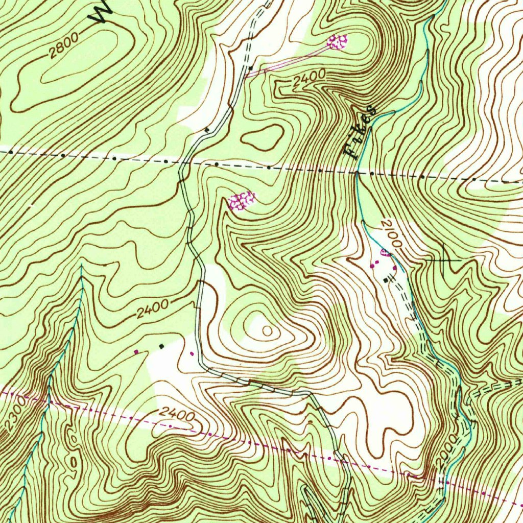 Accident, MD-PA (1947, 24000-Scale) Map by United States Geological ...