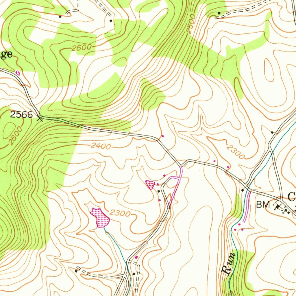 Accident, MD-PA (1948, 24000-Scale) Map by United States Geological ...