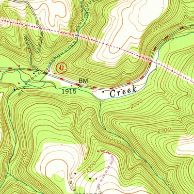United States Geological Survey Accident, MD-PA (1948, 24000-Scale) digital map