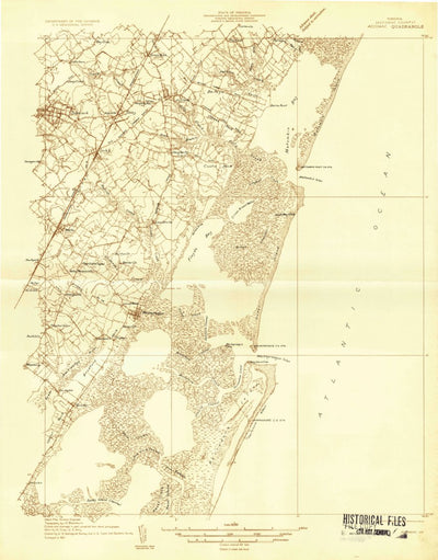 United States Geological Survey Accomac, VA (1931, 48000-Scale) digital map