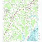 United States Geological Survey Accomac, VA (1968, 24000-Scale) digital map