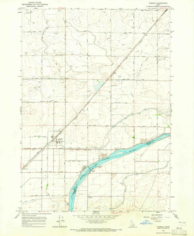 United States Geological Survey Acequia, ID (1964, 24000-Scale) digital map