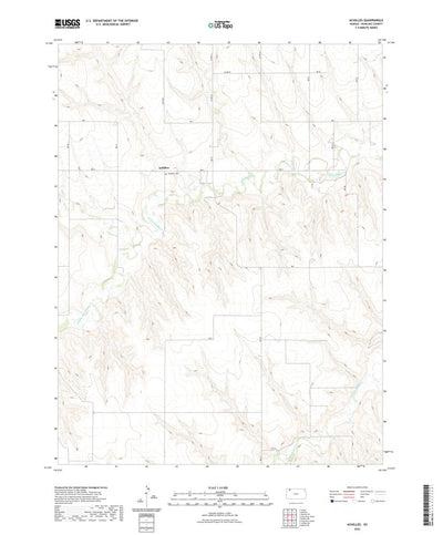 United States Geological Survey Achilles, KS (2022, 24000-Scale) digital map