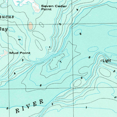 United States Geological Survey Achilles, VA (1965, 24000-Scale) digital map