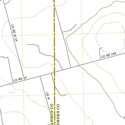 United States Geological Survey Ackerly, TX (2022, 24000-Scale) digital map
