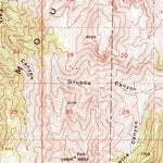 United States Geological Survey Ackerman Canyon, NV (1956, 62500-Scale) digital map