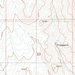 United States Geological Survey Ackerman Canyon, NV (1986, 24000-Scale) digital map