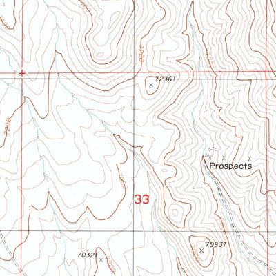 United States Geological Survey Ackerman Canyon, NV (1986, 24000-Scale) digital map