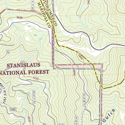 United States Geological Survey Ackerson Mountain, CA (2021, 24000-Scale) digital map