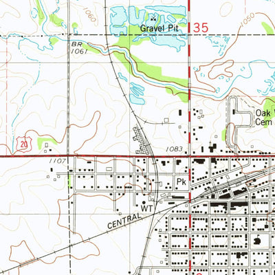 United States Geological Survey Ackley, IA (1979, 24000-Scale) digital map