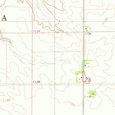 United States Geological Survey Ackley NE, IA (1979, 24000-Scale) digital map