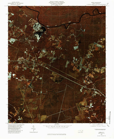 United States Geological Survey Acme, NC (1980, 24000-Scale) digital map
