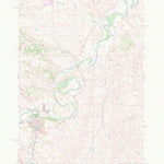 United States Geological Survey Acme, WY-MT (1968, 24000-Scale) digital map
