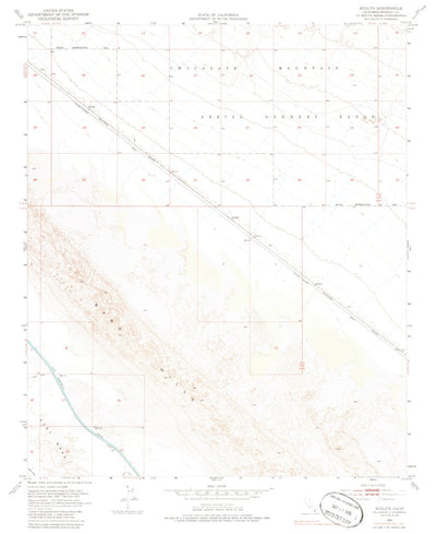 United States Geological Survey Acolita, CA (1953, 24000-Scale) digital map