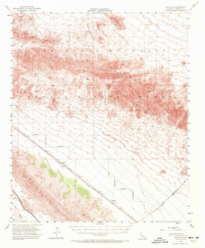 United States Geological Survey Acolita, CA (1953, 62500-Scale) digital map