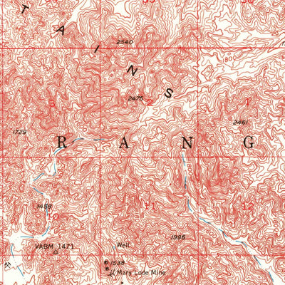 United States Geological Survey Acolita, CA (1953, 62500-Scale) digital map