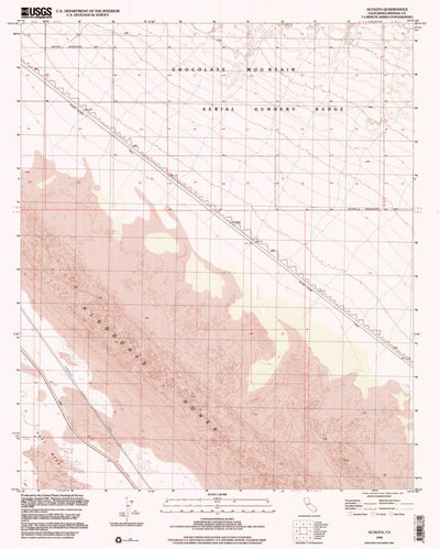 United States Geological Survey Acolita, CA (1998, 24000-Scale) digital map