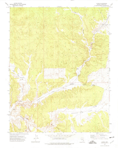 United States Geological Survey Acoma, NV (1972, 24000-Scale) digital map