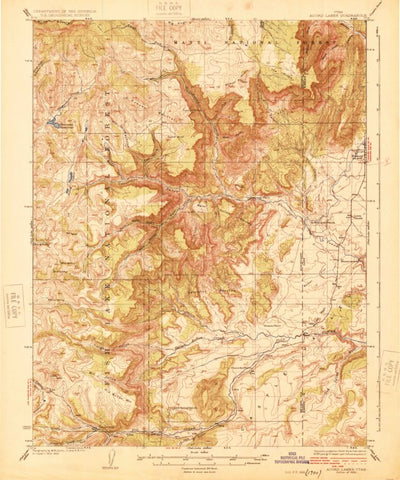 United States Geological Survey Acord Lakes, UT (1925, 62500-Scale) digital map