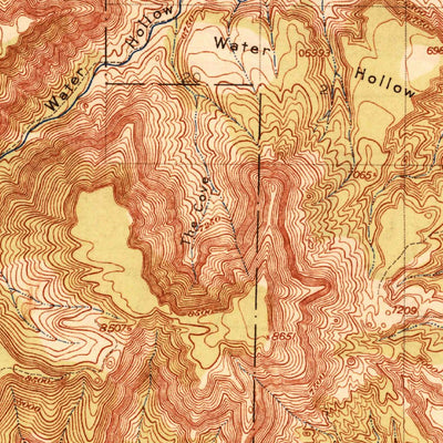 United States Geological Survey Acord Lakes, UT (1925, 62500-Scale) digital map