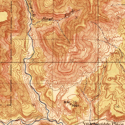 United States Geological Survey Acord Lakes, UT (1925, 62500-Scale) digital map