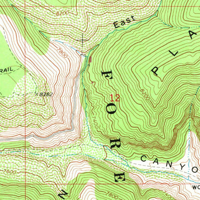 United States Geological Survey Acord Lakes, UT (1968, 24000-Scale) digital map
