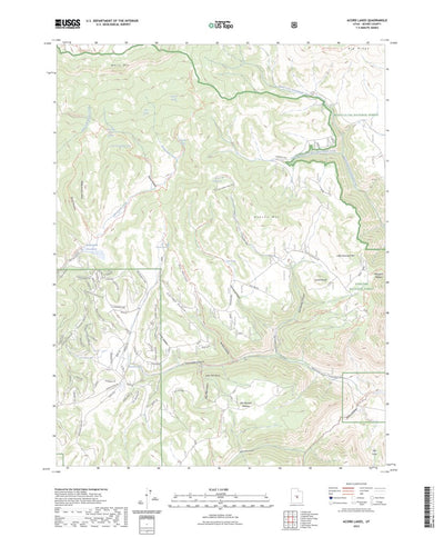 United States Geological Survey Acord Lakes, UT (2023, 24000-Scale) digital map