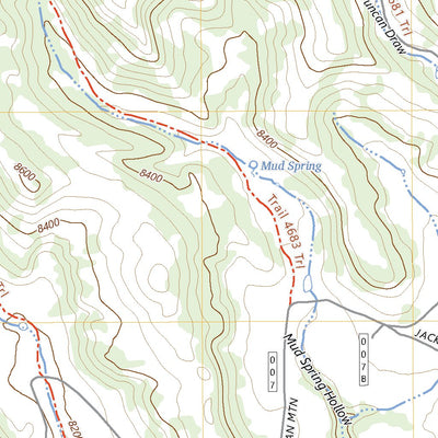 United States Geological Survey Acord Lakes, UT (2023, 24000-Scale) digital map