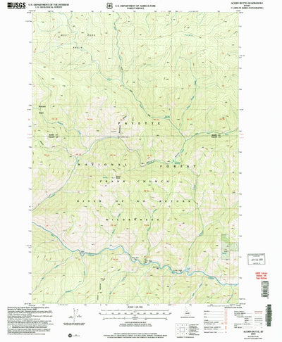 United States Geological Survey Acorn Butte, ID (2004, 24000-Scale) digital map