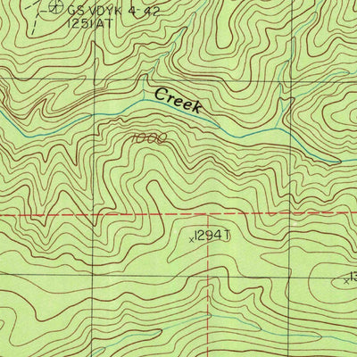 United States Geological Survey Acorn Hollow, CA (1985, 24000-Scale) digital map