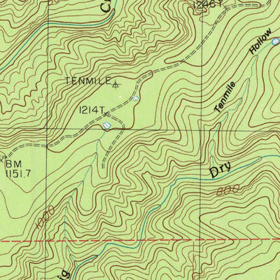 United States Geological Survey Acorn Hollow, CA (1985, 24000-Scale) digital map