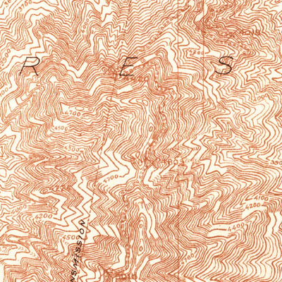 United States Geological Survey Acton, CA (1934, 24000-Scale) digital map