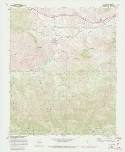 United States Geological Survey Acton, CA (1959, 24000-Scale) digital map