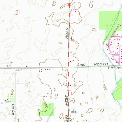 United States Geological Survey Acton, IN (1962, 24000-Scale) digital map