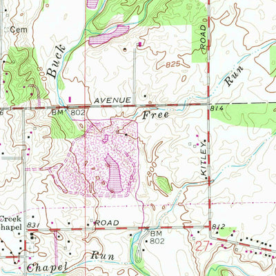 United States Geological Survey Acton, IN (1962, 24000-Scale) digital map