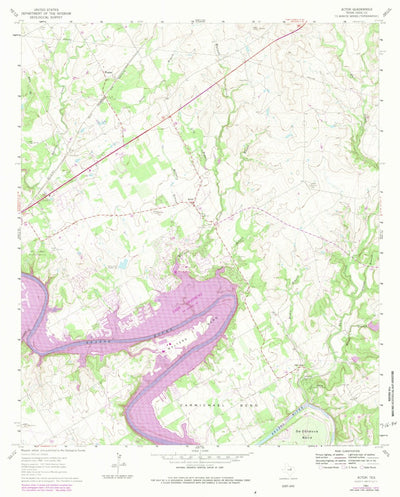 United States Geological Survey Acton, TX (1961, 24000-Scale) digital map