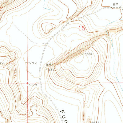 United States Geological Survey Acty Mountain NE, OR (1971, 24000-Scale) digital map