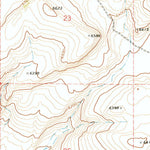 United States Geological Survey Acty Mountain, OR (1971, 24000-Scale) digital map