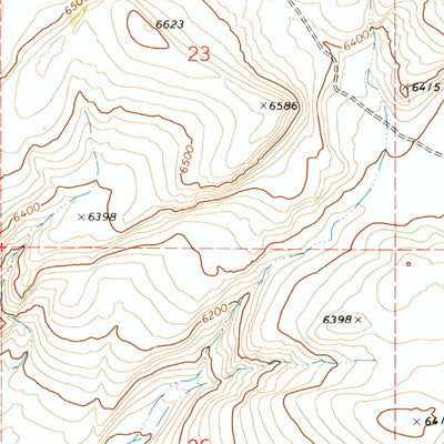 United States Geological Survey Acty Mountain, OR (1971, 24000-Scale) digital map