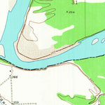 United States Geological Survey Acworth, TX-OK (1950, 24000-Scale) digital map