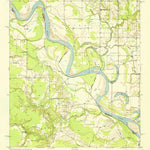 United States Geological Survey Acworth, TX-OK (1951, 24000-Scale) digital map